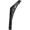 Ekena Millwork Crawley Wrought Iron Bracket, (Single center brace), Antiqued Pewter 1 1/2"W x 7 1/2"D x 10"H BKTM01X07X10SCRAPW - alternate 1